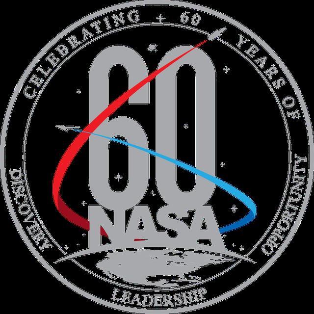NASA image: NASA 60th_SEAL_SILVER_150DPI